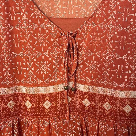 Taylor & Sage Bohemian Mini Dress Size Medium - Picture 5 of 9